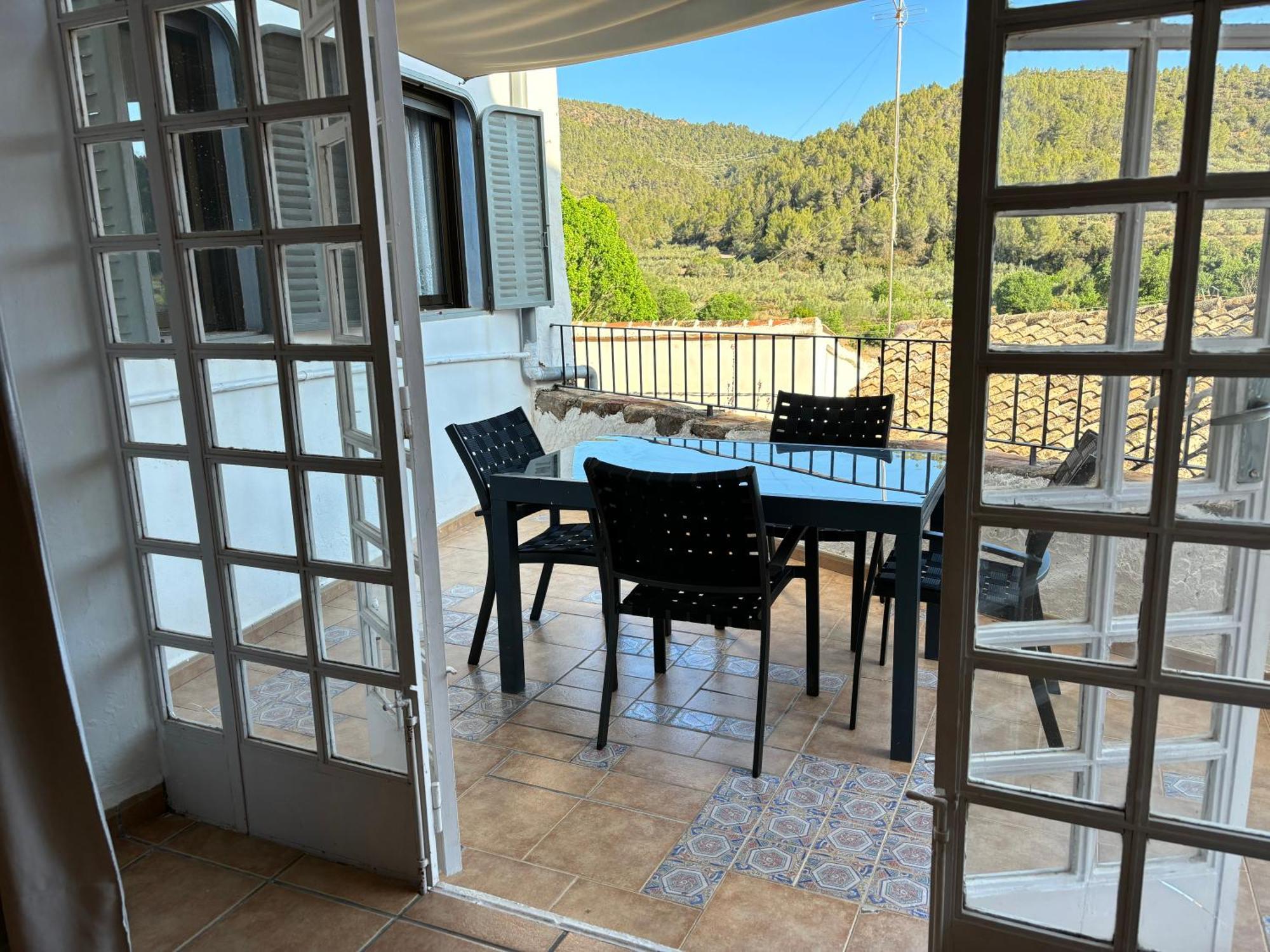Piso En Vall De Almonacid Con Vistas, Aire Acondicionado, Wifi Y Smart Tv Kültér fotó