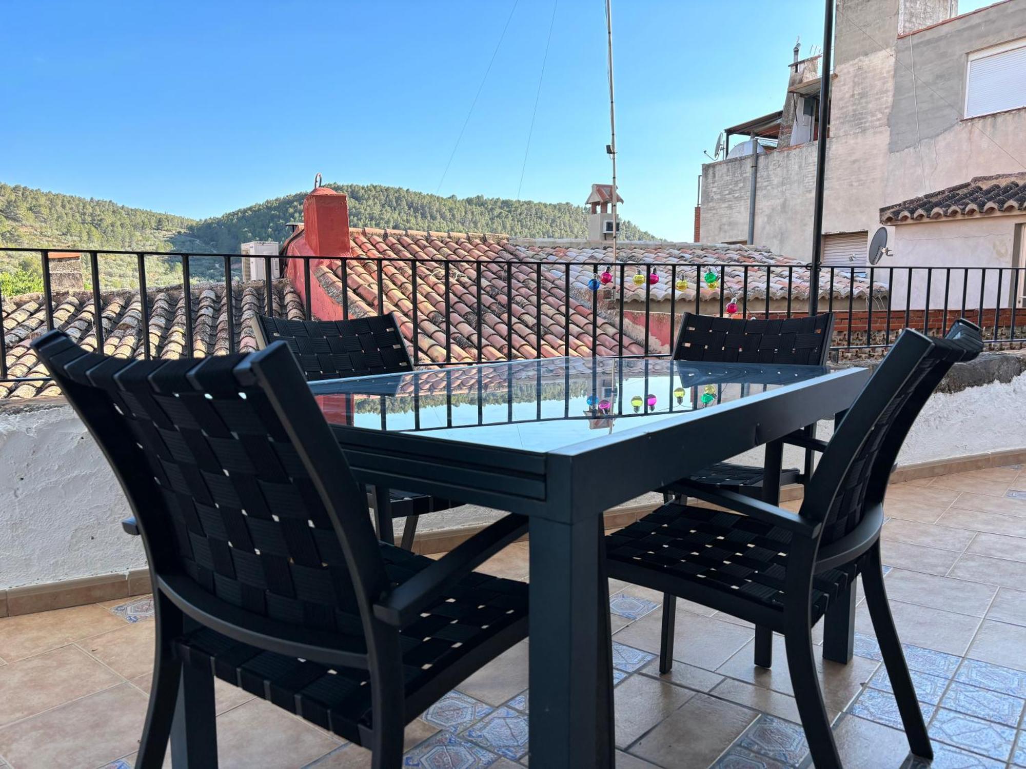 Piso En Vall De Almonacid Con Vistas, Aire Acondicionado, Wifi Y Smart Tv Kültér fotó