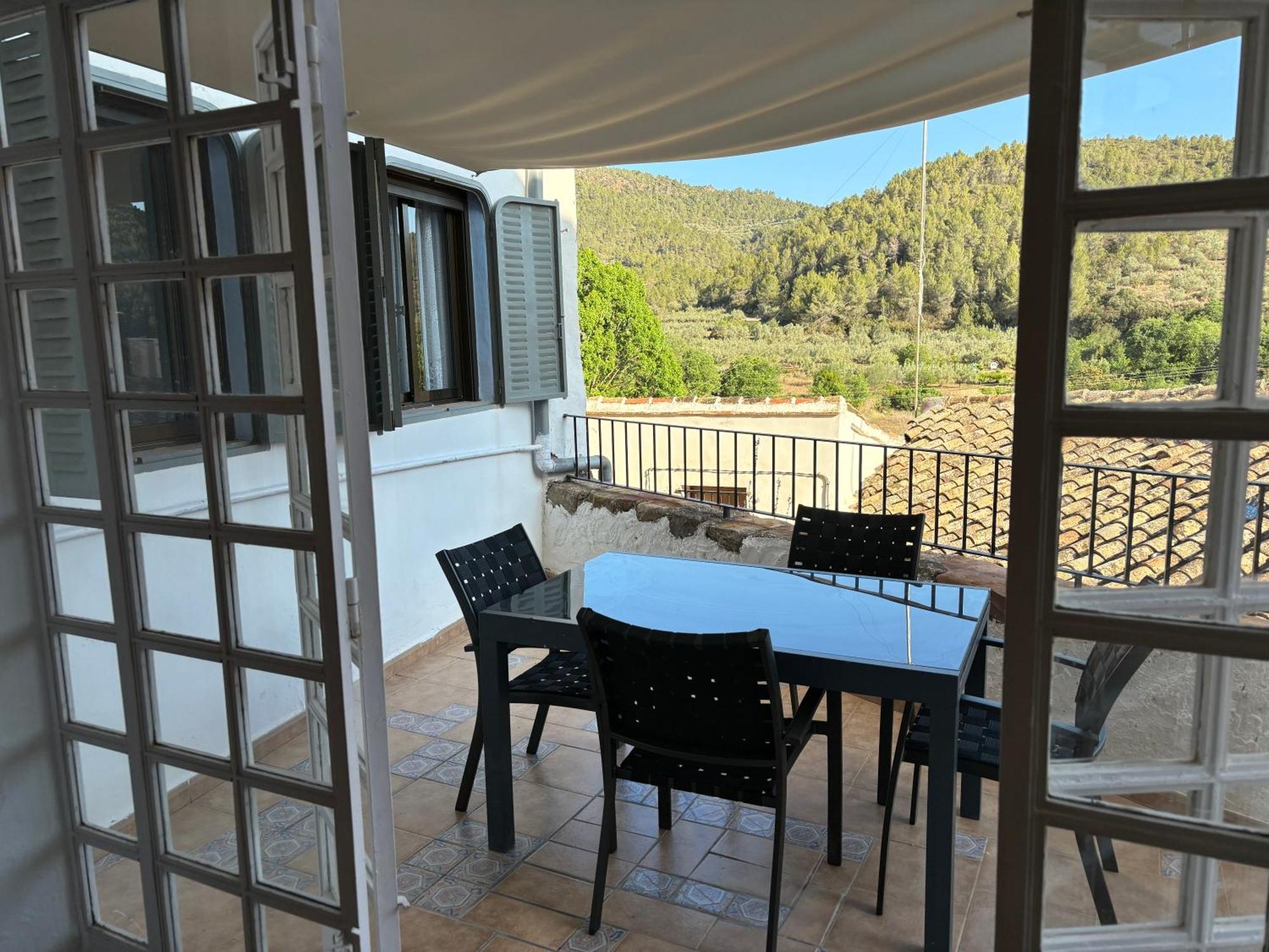 Piso En Vall De Almonacid Con Vistas, Aire Acondicionado, Wifi Y Smart Tv Kültér fotó